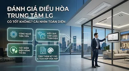Đánh giá điều hòa trung tâm LG có tốt không?