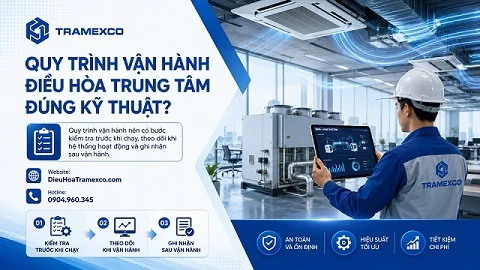 Cách vận hành điều hòa trung tâm đúng kỹ thuật, tiết kiệm điện