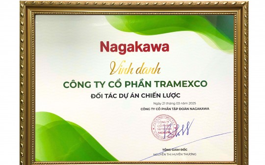 Nagakawa Vinh Danh Tramexco Là Đối Tác Dự Án Chiến Lược Ngày 21/03/2025
