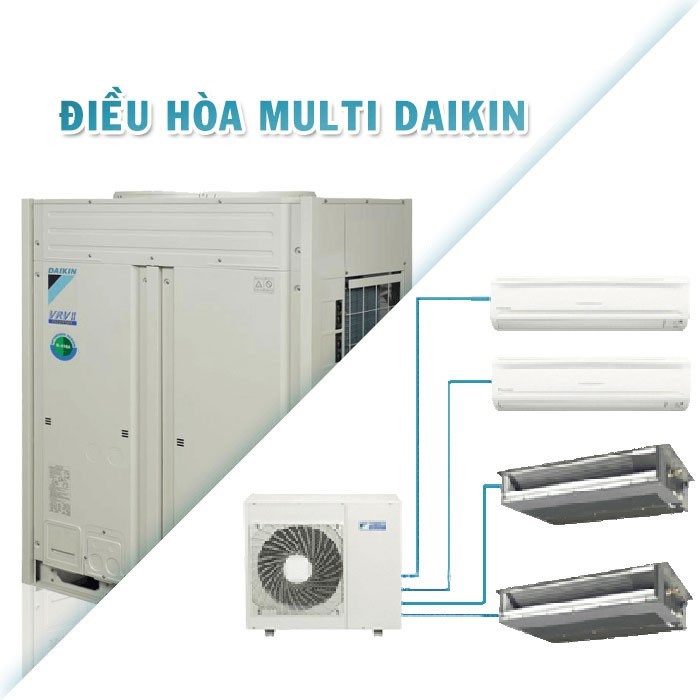 Không ít người có sự nhầm lần giữa điều hòa VRV Daikin và Multi Dailin