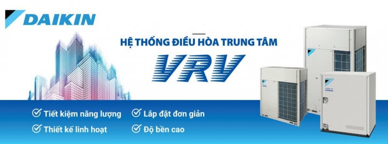 Hệ thống điều hoà trung tâm VRV Daikin