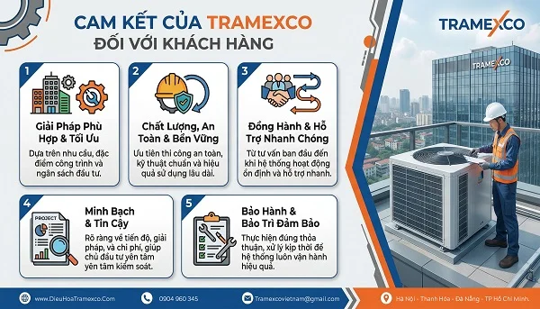 Cam kết chất lượng tại Tramexco