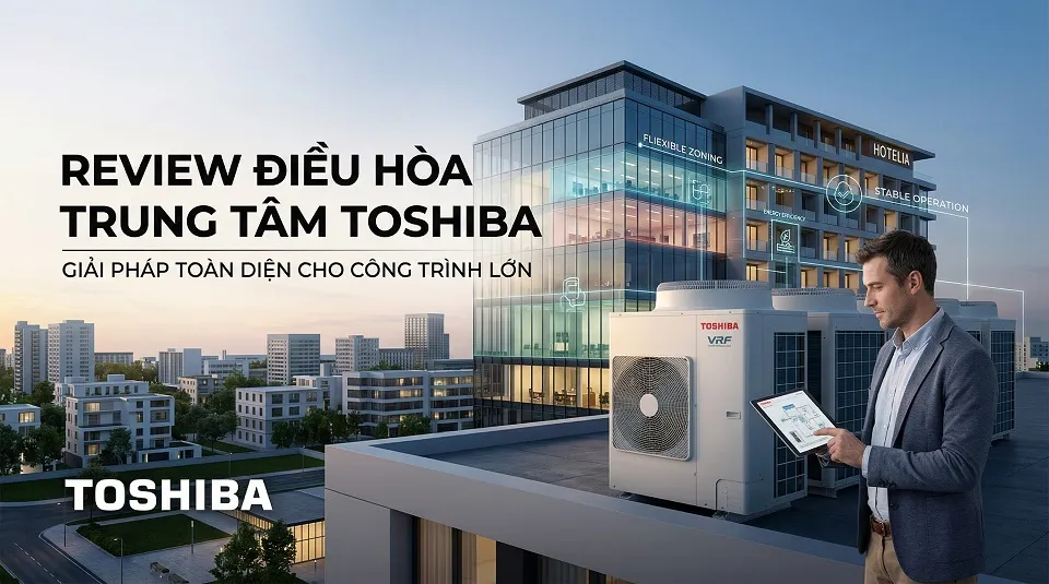Đánh giá điều hòa trung tâm Toshiba có tốt không cho công trình hiện đại