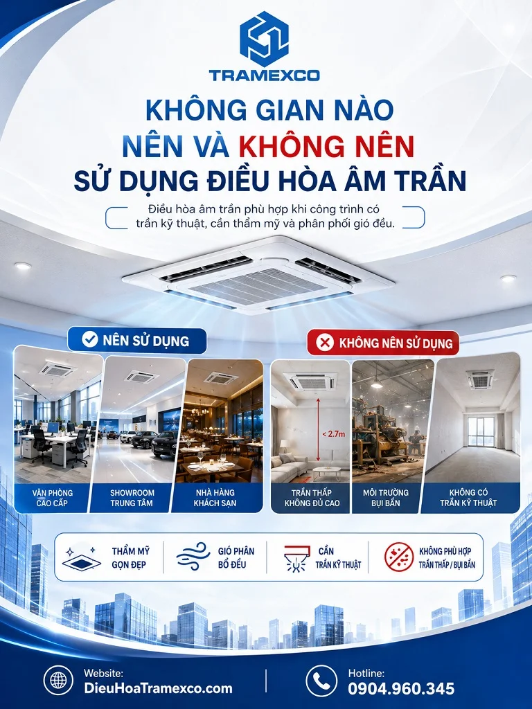 Kỹ sư tư vấn bố trí điều hòa âm trần cho không gian văn phòng hiện đại